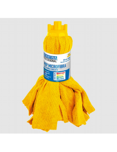 MOP MICROFIBRA GIALLO 260GR FRANGIA TAGLIATA