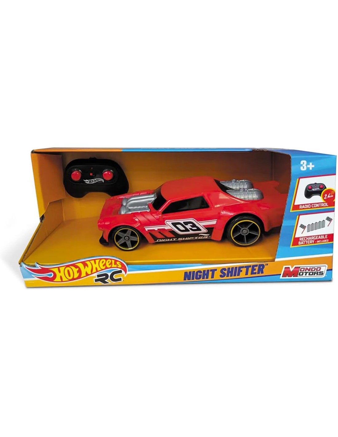 GIOCHI BOY: vendita online HOTWHEELS NIGHT SHIFTER SCALA 1:16 RADIOCOMANDATA, GIOCO BAMBINI in offerta