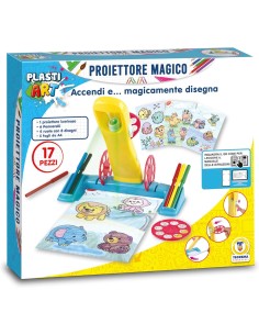 PRESCOLARI: vendita online PLASTIART - PROIETTORE MAGICO PER DISEGNARE, CON ACCESSORI INCLUSI in offerta