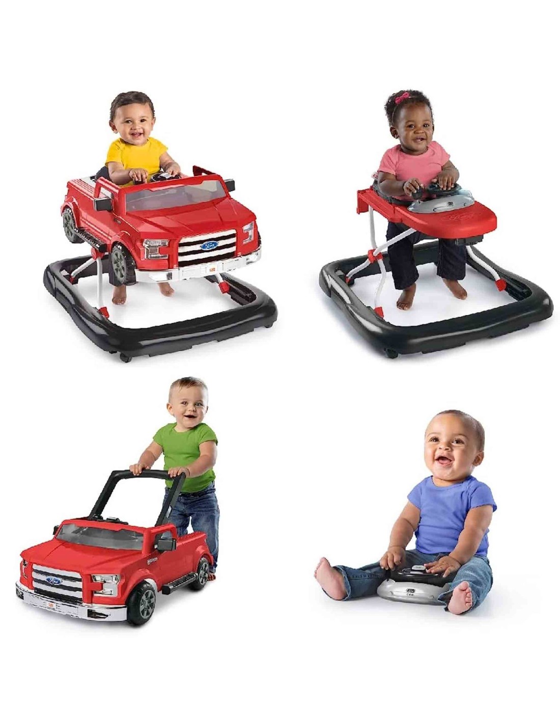 girello e primi passi 4-in-1 Ford | shopincasa.it