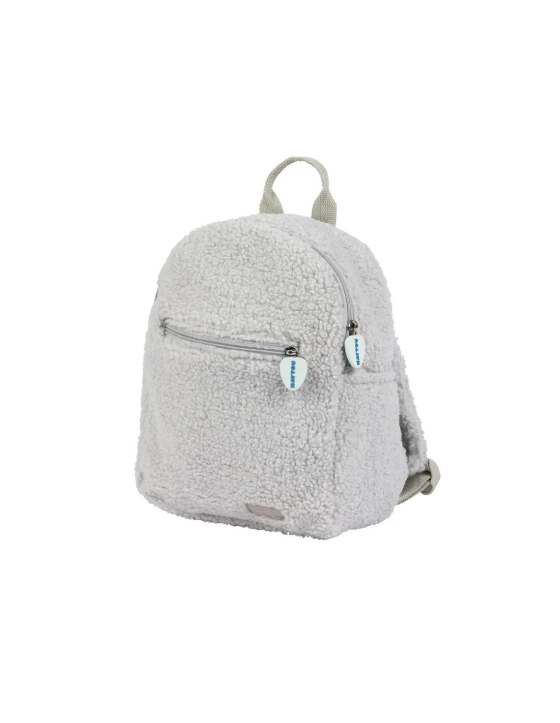 zaino teddy grigio Nattou per bambini 12m+ | shopincasa.it