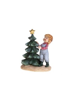 Brandani Bambino con Albero di Natale in Resina | shopincasa.it