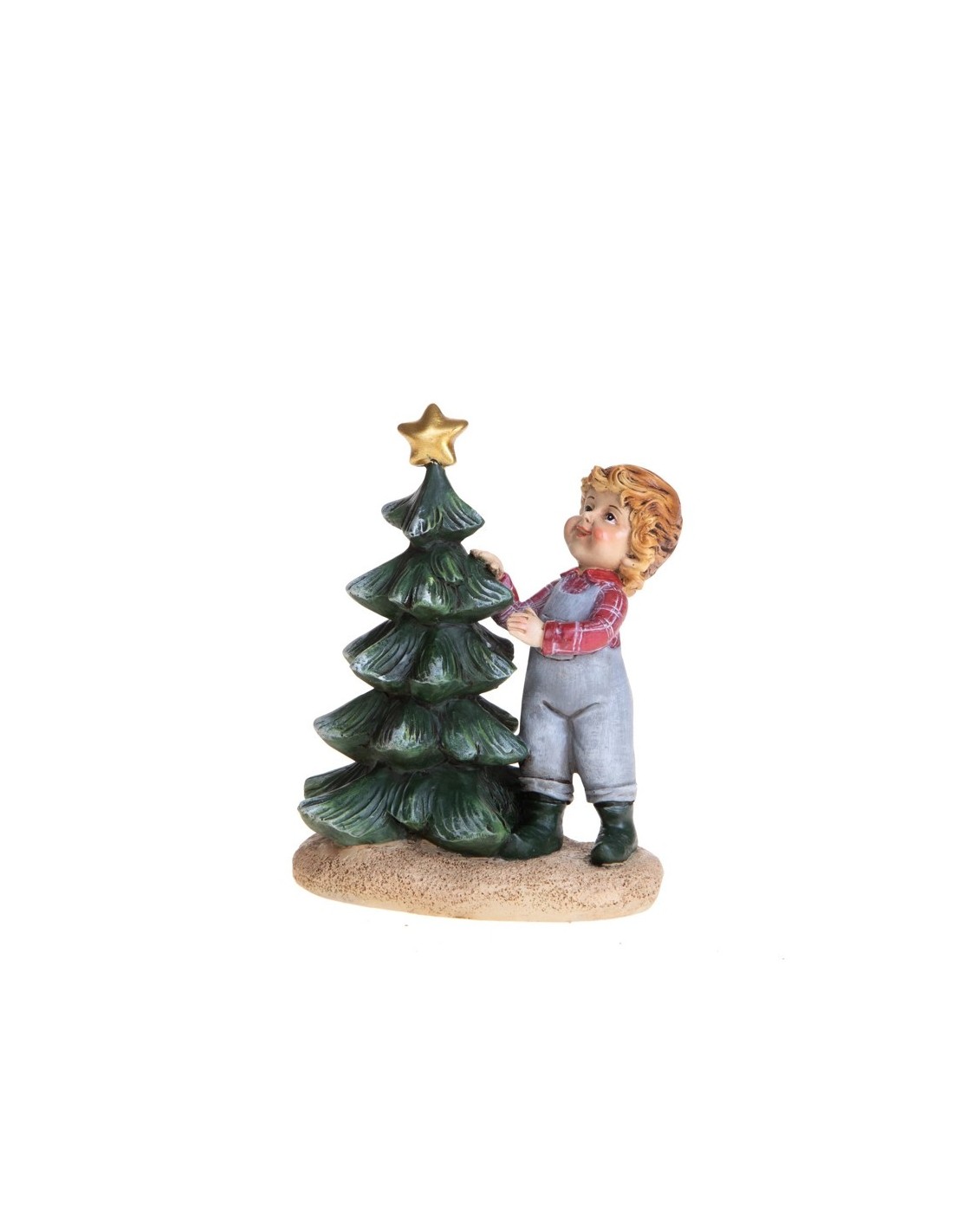 Brandani Bambino con Albero di Natale in Resina | shopincasa.it