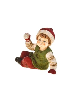 Brandani Bambino Seduto in Resina – Decorazione Natalizia | shopincasa.it