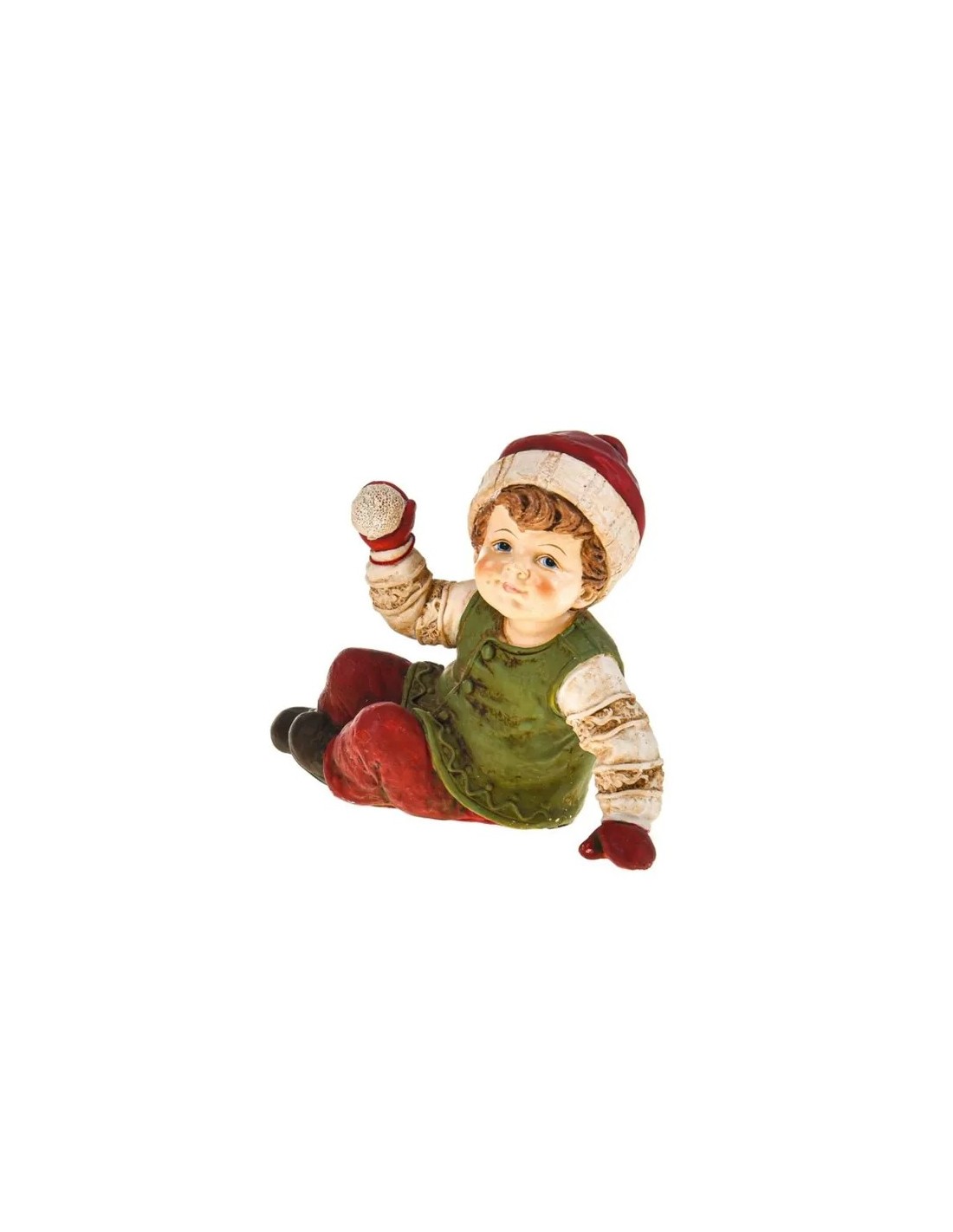 Brandani Bambino Seduto in Resina – Decorazione Natalizia | shopincasa.it
