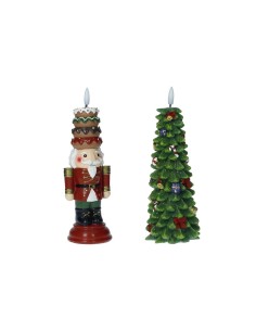 CANDELA LED FESTIVITY DISPLAY PARAFFINA 8PZ BRANDANI