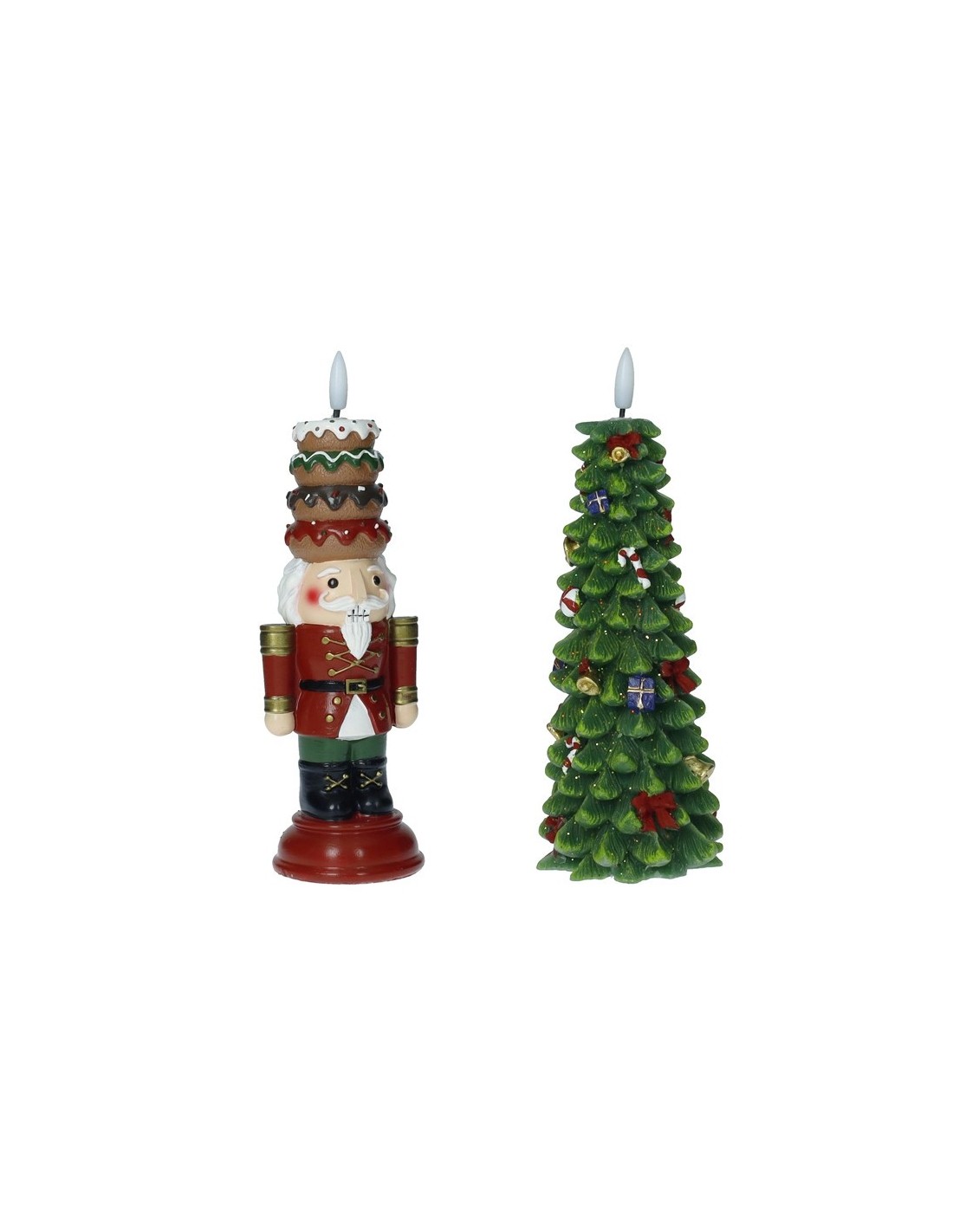 Brandani Candela LED Natalizia Figura Assortita – Collezione Festivity - Shopincasa.it
