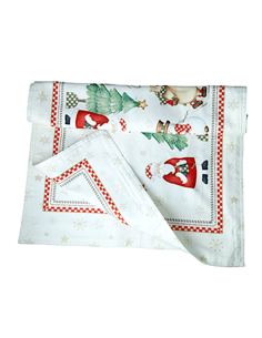 Brandani “Racconti” Runner Natalizio Bianco 45×140 cm - Shopincasa.it