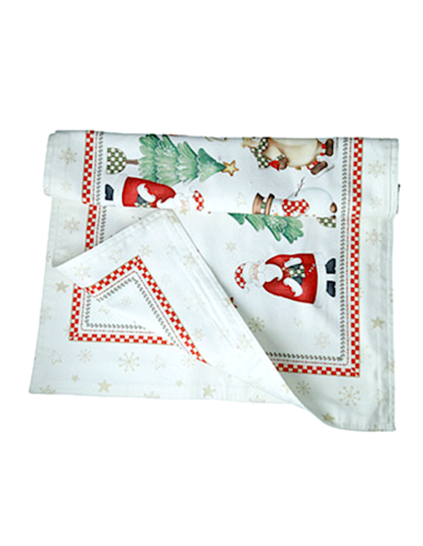 Brandani “Racconti” Runner Natalizio Bianco 45×140 cm - Shopincasa.it