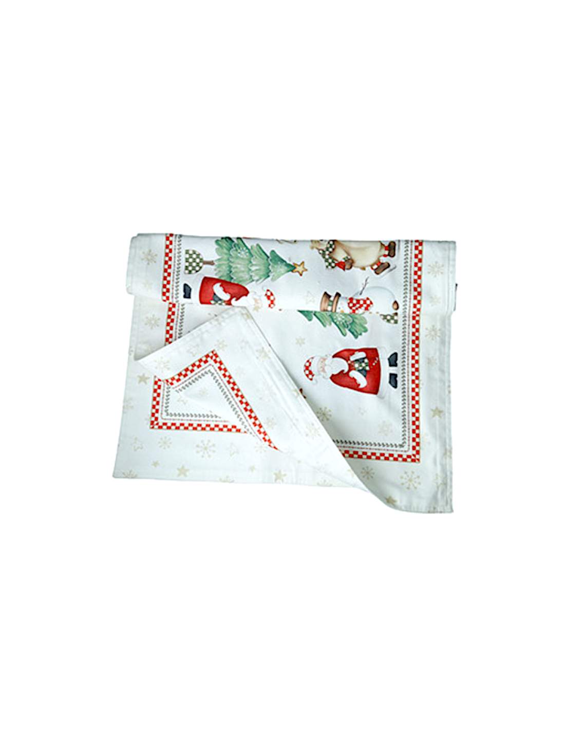Brandani “Racconti” Runner Natalizio Bianco 45×140 cm - Shopincasa.it