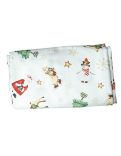 Brandani “Racconti” Tovaglia Natalizia Bianca 140×240 cm - Shopincasa.it