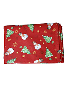 Brandani “Racconti” Tovaglia Natalizia Rossa Frosty 140×180 cm - Shopincasa.it