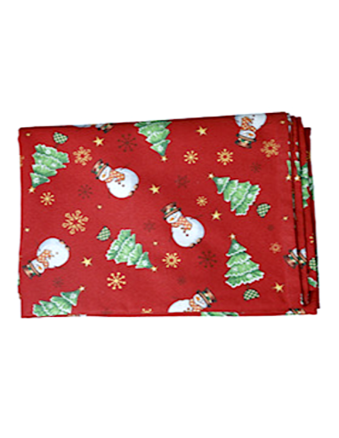 Brandani “Racconti” Tovaglia Natalizia Rossa Frosty 140×180 cm - Shopincasa.it