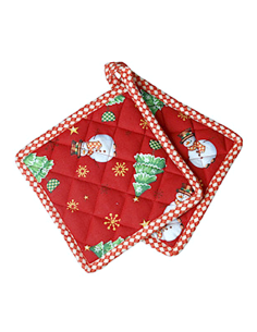 SET 2 PRESINE 18X18 FROSTY C/PIPING QUADRETTI RACCONTI