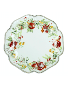 PIATTO SMERLATO CAROL PORCELLANA BRANDANI 89981