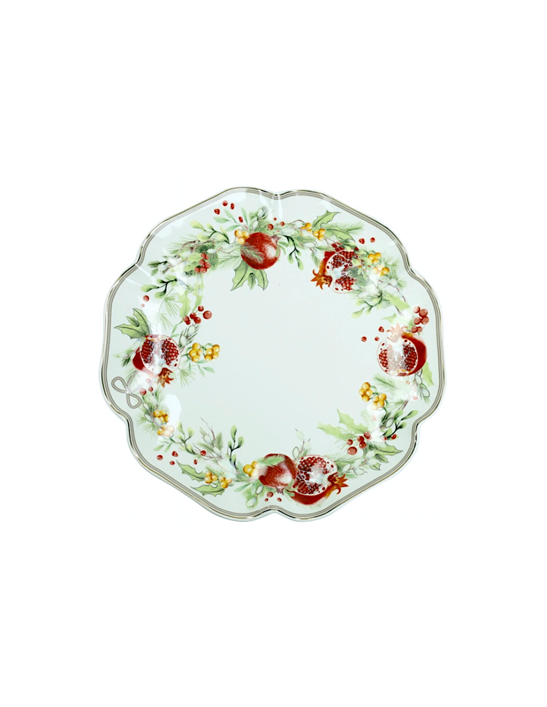 Brandani “Carol” Piatto da Portata Natalizio Ø 30 cm - Shopincasa.it