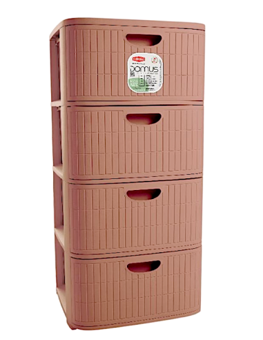 DOMUS CASSETTIERA MOCHA MOUSSE 4 CASSETTI