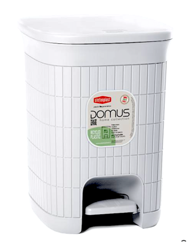DOMUS PATTUMIERA BIANCO 20LT CON PEDALE