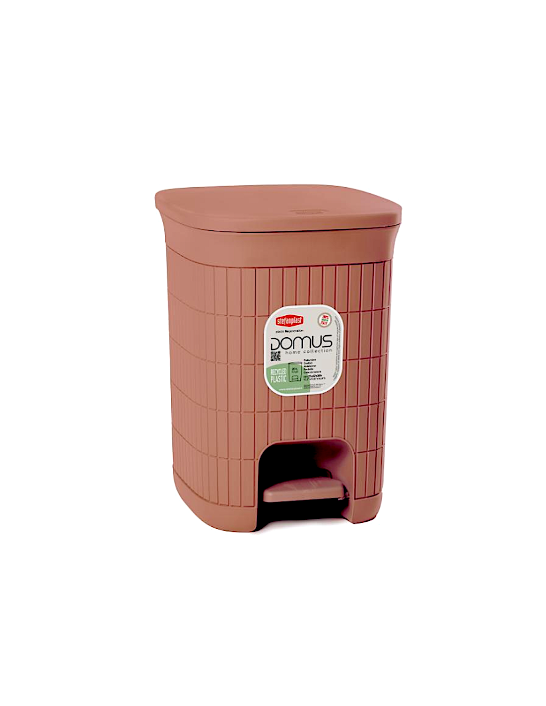 DOMUS PATTUMIERA MOCHA MOUSSE 20LT CON PEDALE