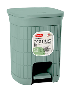 DOMUS PATTUMIERA BAGNO VERDE 6LT CON PEDALE