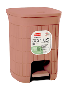 DOMUS PATTUMIERA BAGNO MOCHA MOUSSE 6LT CON PEDALE