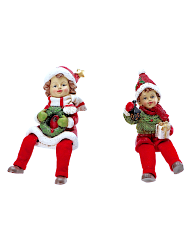 DECORAZIONE BIMBO 107146 RESINA ASSORTITO 10X8X11CM