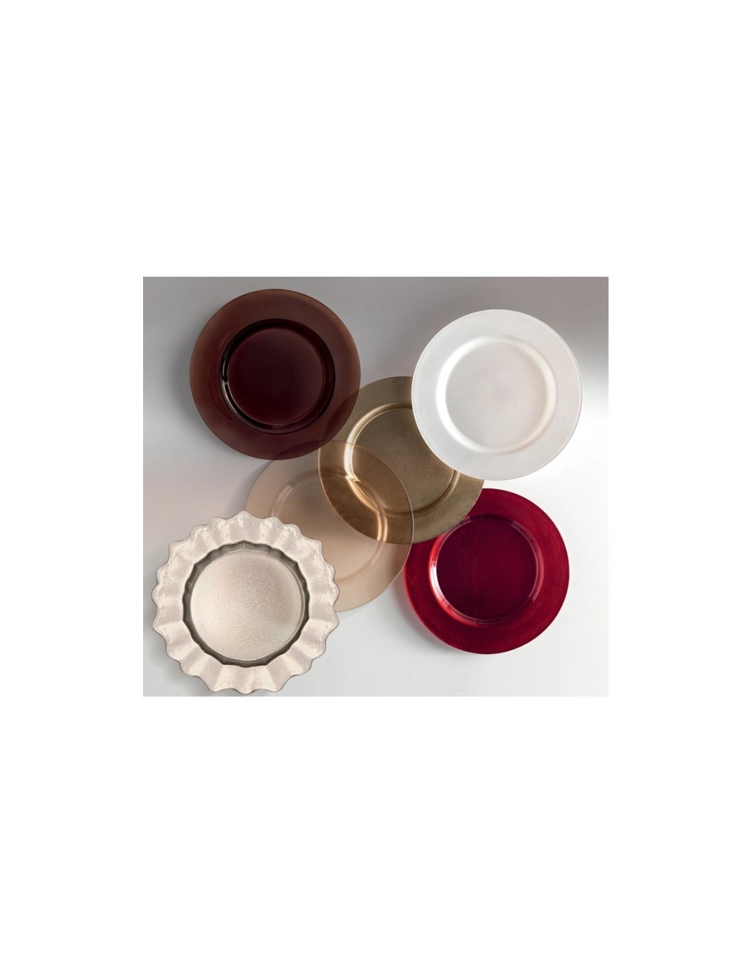 sottopiatto Moka in vetro Brandani Ø31 cm | shopincasa.it