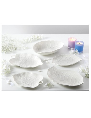 vassoietto Foglia Alloro in porcellana Brandani | shopincasa.it
