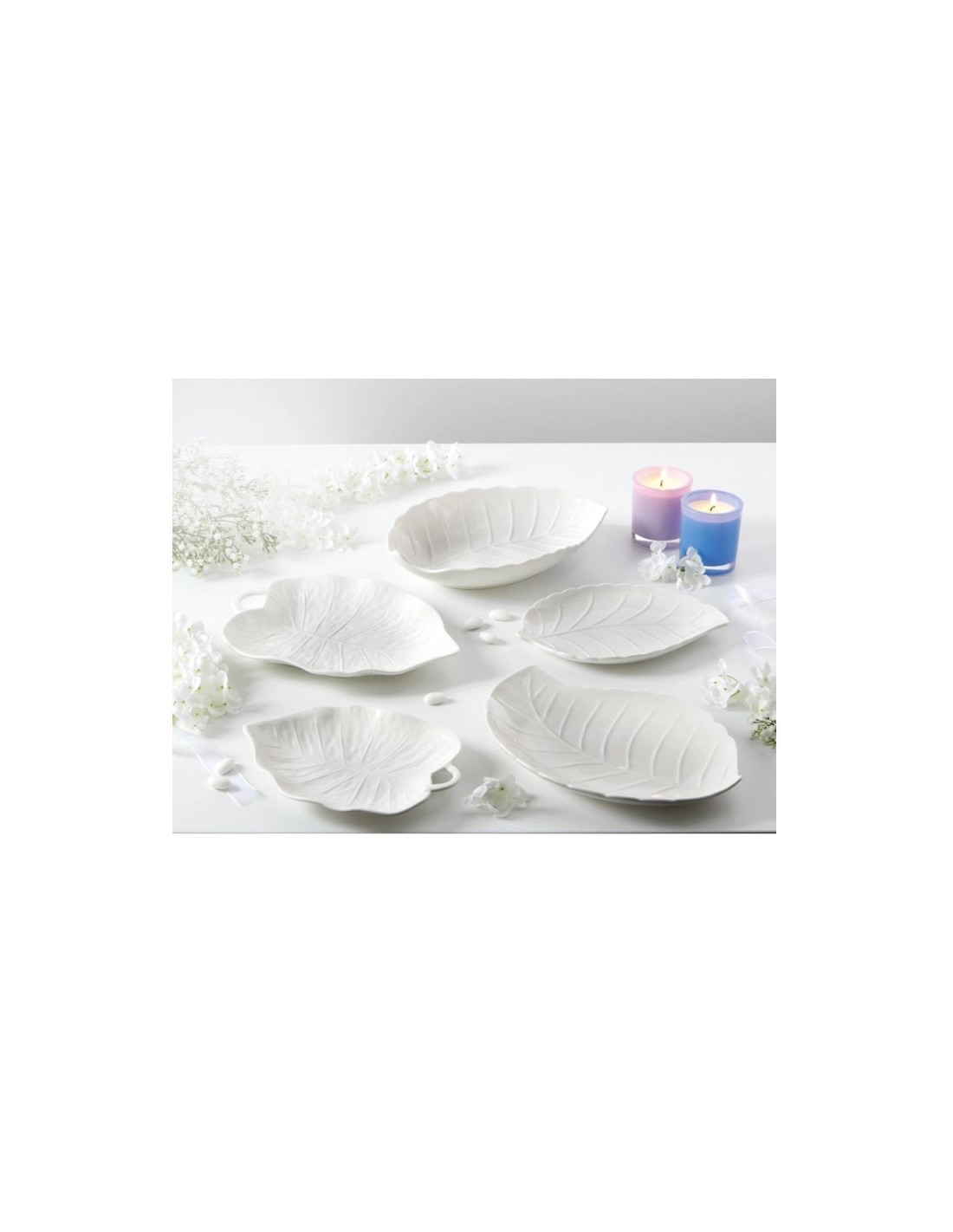 vassoietto Foglia Alloro in porcellana Brandani | shopincasa.it