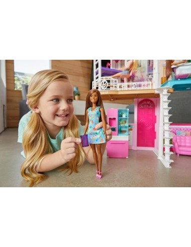 Barbie Villa GLH56 con 3 Bambole e Accessori | Shop in Casa