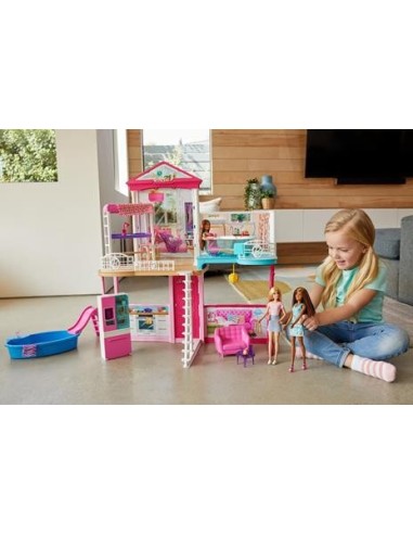 Barbie Villa GLH56 con 3 Bambole e Accessori | Shop in Casa