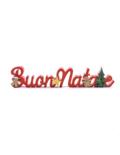 SCRITTA NATALIZIA LEGNO 47,5X10CM