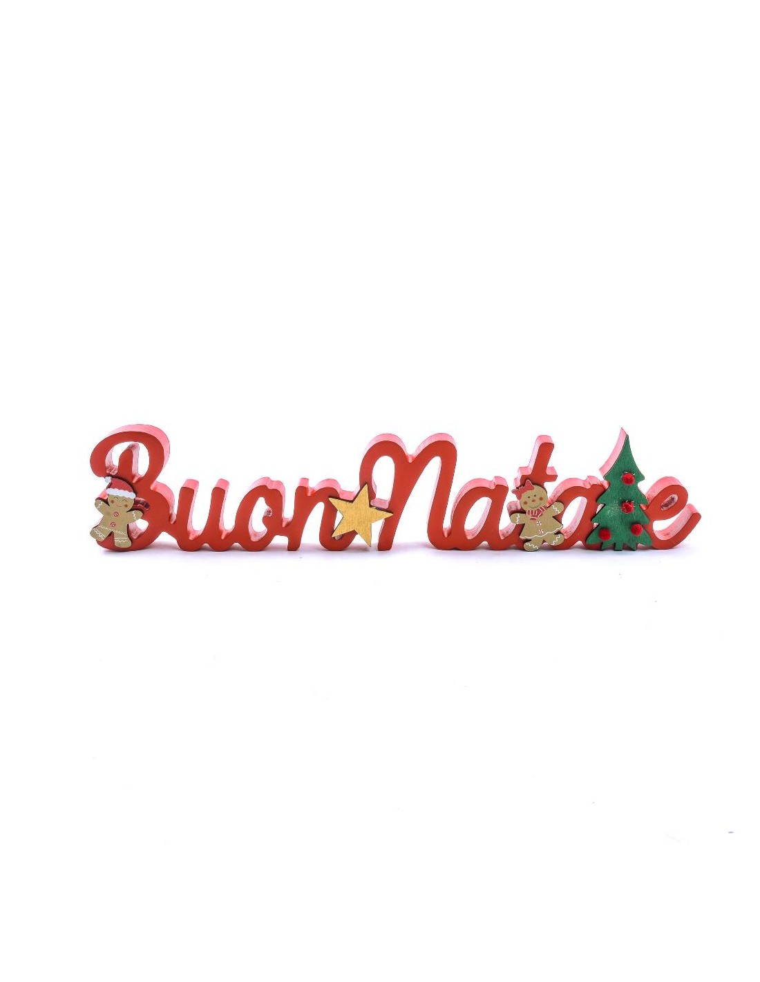 SCRITTA NATALIZIA LEGNO 47,5X10CM