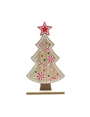 DECORAZIONE IN LEGNO 16X5XH.30CM