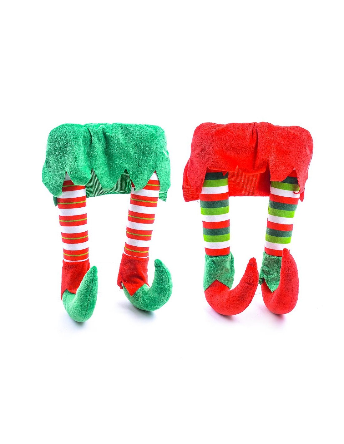 DECORAZIONE GAMBE ELFO 17X12X29CM ASSORTITO