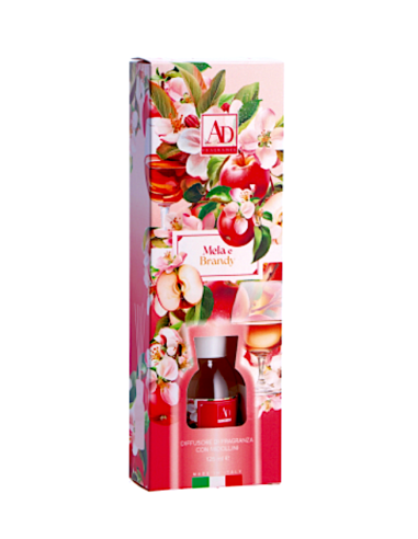 PROFUMATORI: vendita online DIFFUSORE 117510 MELA/BRANDY 125ML CON BACCHETTE in offerta