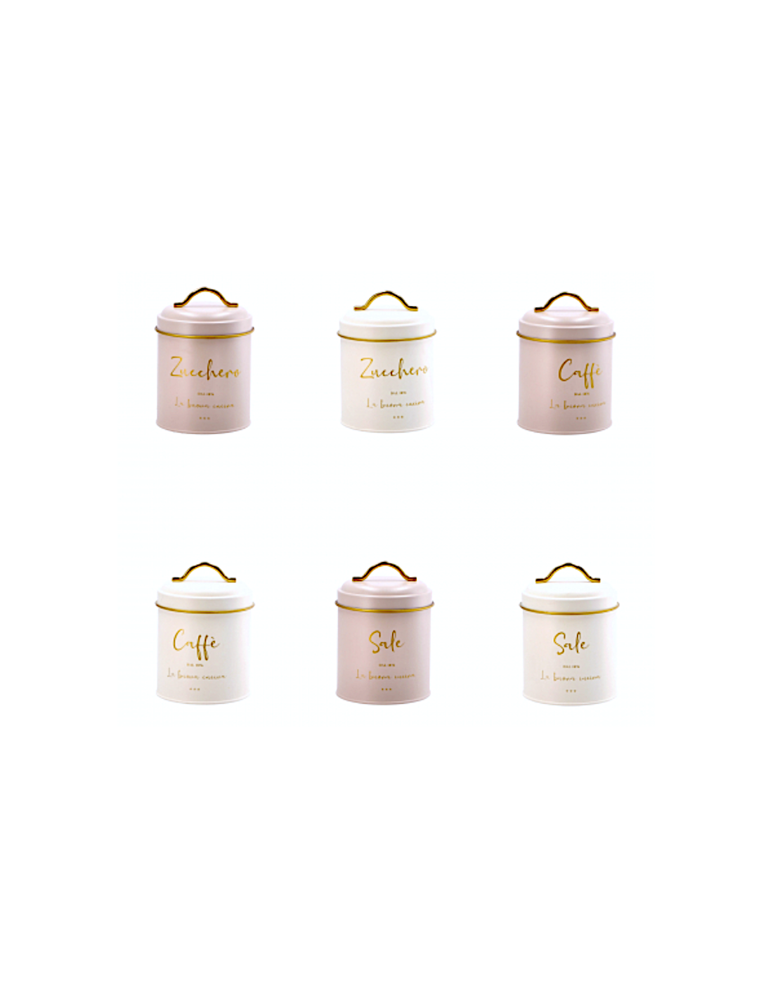 BARATTOLO 119371 LATTA ASSORTITO CON COPERCHIO 11X16CM