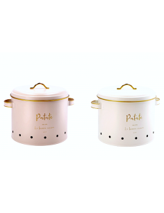 CONTENITORE PATATE 119374 LATTA ASSORTITO 23X22CM CON COPERCHIO