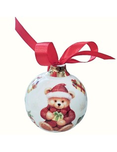 PALLA DI NATALE COCCOLE CERAMICA