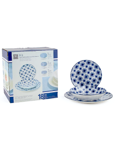 SERVIZIO TAVOLA 01934 IRIS 18PZ PORCELLANA