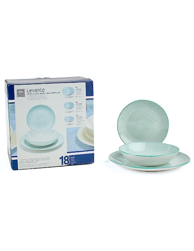 SERVIZIO TAVOLA 01941 LEVANTE 18PZ PORCELLANA