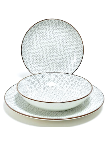 SERVIZIO TAVOLA 01927 AURORA 18PZ PORCELLANA