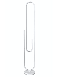 LAMPADA DA TERRA 20928 CLIP BIANCO H130CM METALLO