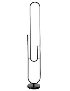 LAMPADA DA TERRA 20935 CLIP NERO H130CM METALLO