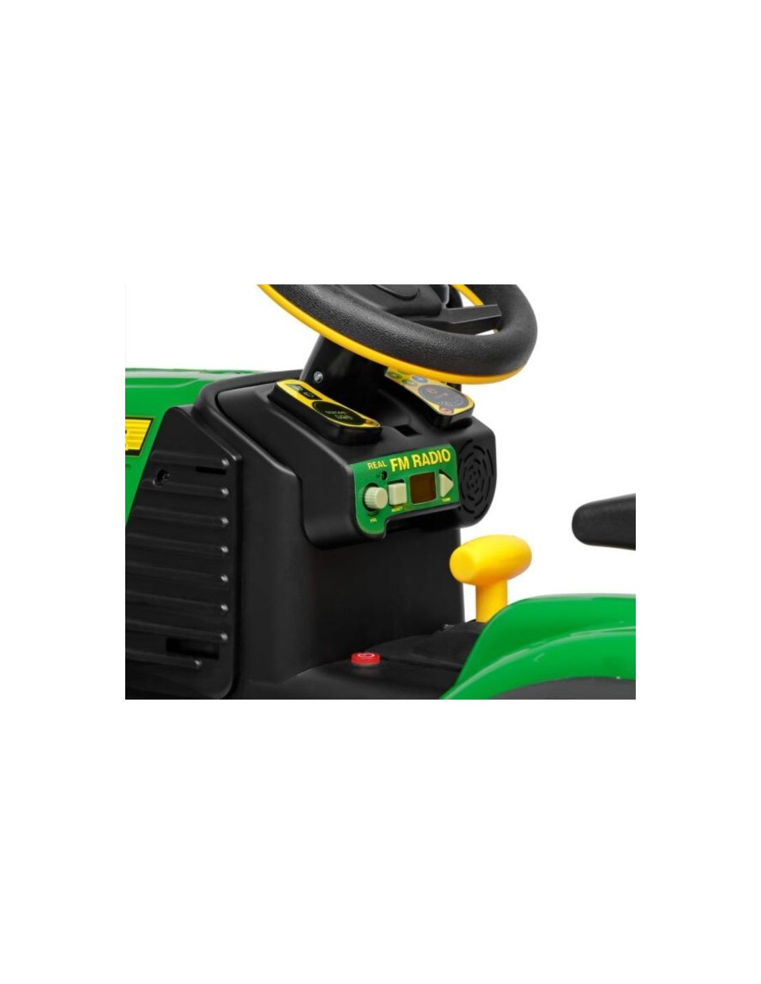 BICI - PRIMI PASSI - AUTO: vendita online PEG PEREGO JOHN DEERE RC TRACTOR, TRATTORE ELETTRICO CAVALCABILE, TELECOMANDATO, 12...