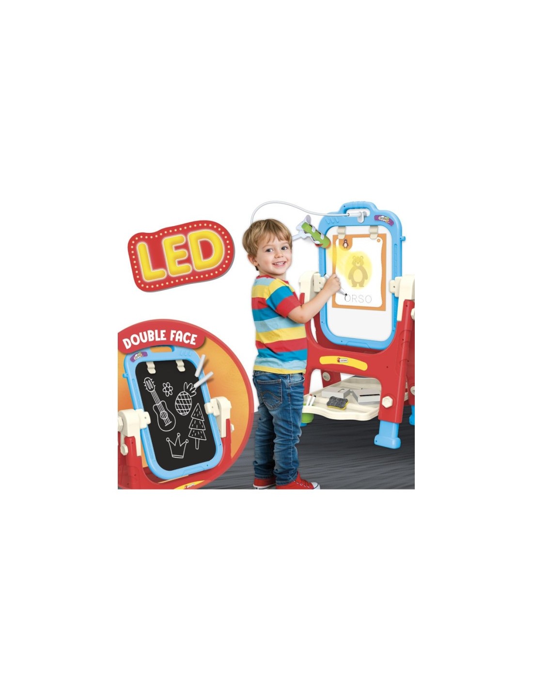 PRESCOLARI: vendita online CAROTINA LAVAGNA CON PROIETTORE LED, GIOCO EDUCATIVO in offerta