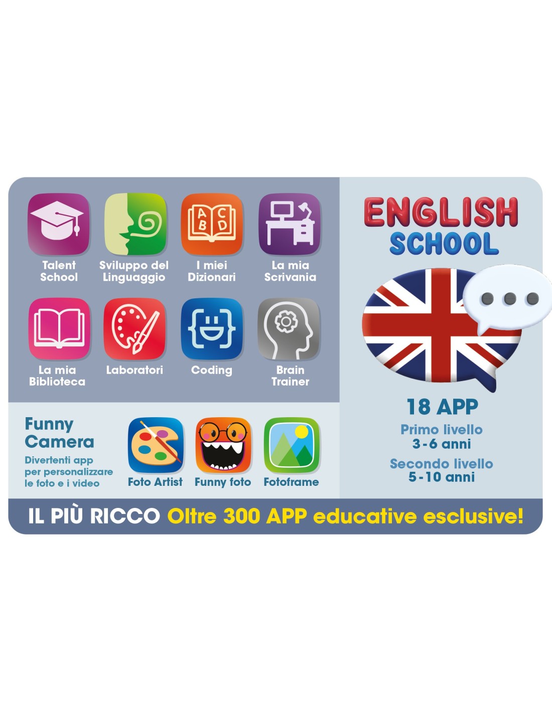 PRESCOLARI: vendita online MIO TAB L.I.A, TAB, 7", TABLET EDUCATIVO PER BAMBINI CON INTELLIGENZA ARTIFICIALE L.I.A. in offerta