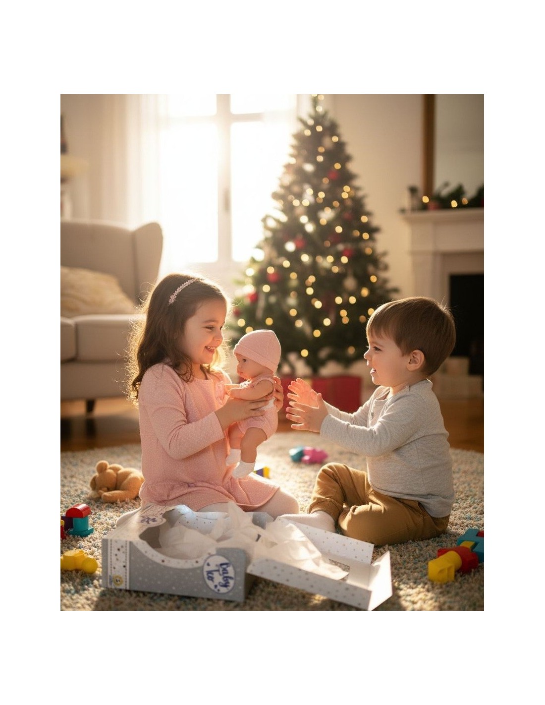 GIOCHI GIRL: vendita online BABY TEO - NEONATO IN VINILE 30CM, GIOCO BAMBINI in offerta