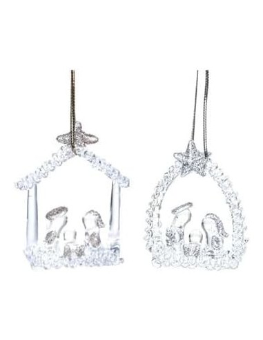 Brandani Decori Natale Natività Mignon in Vetro H 5 cm | shopincasa.it