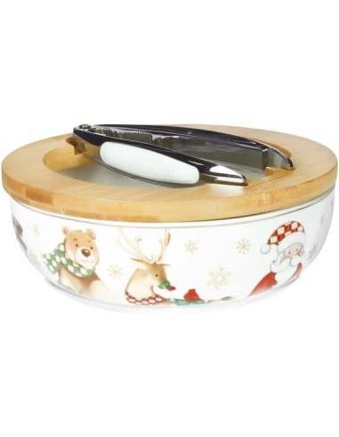 Brandani Ciotola Portanoci Racconti in Porcellana con Schiaccianoci | shopincasa.it